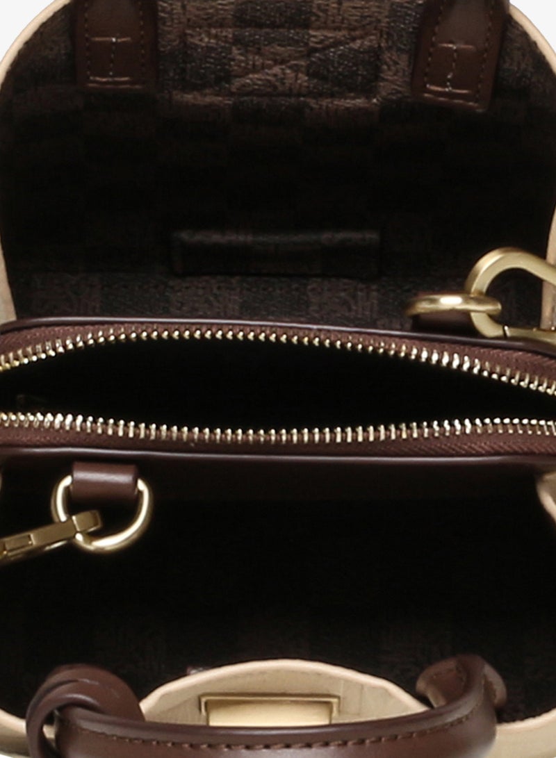 STEVE MADDEN Pebble & Smooth PU Small Satchel - Image 4